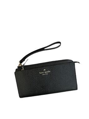 KATE SPADE Black Saffiano Leather PAYTON Smartphone Carryall Wristlet H84